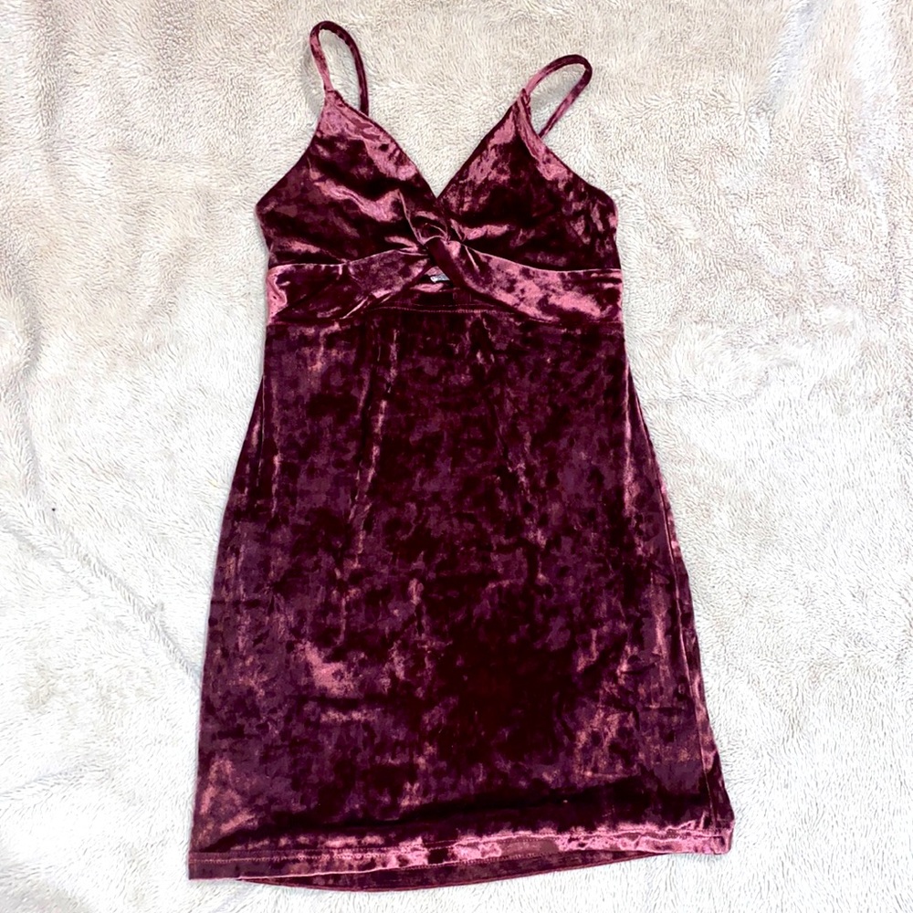 Velvet Slip Dress